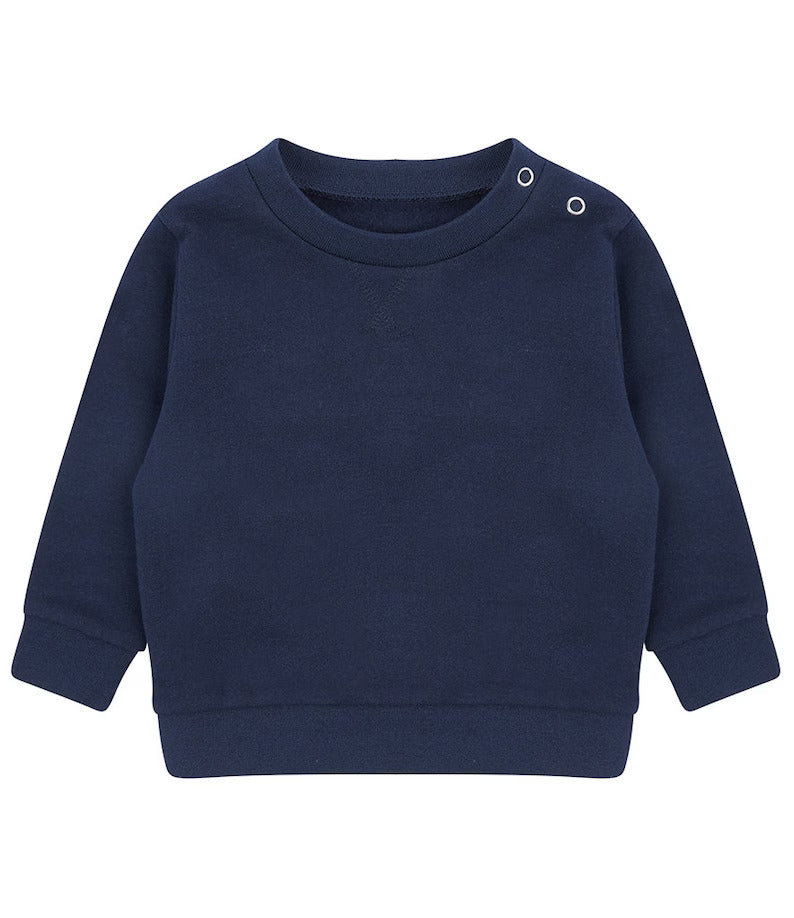 Kids sustainable Sweatshirt Embroidered with Tractor & Name