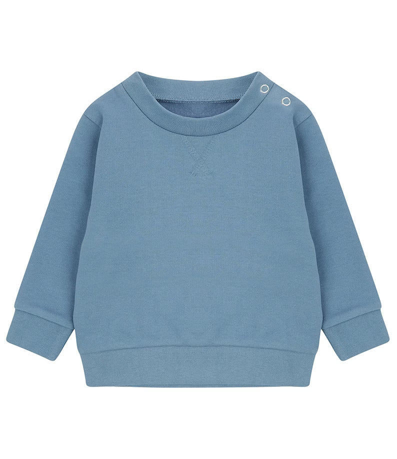 Kids sustainable Sweatshirt Embroidered with Tractor & Name