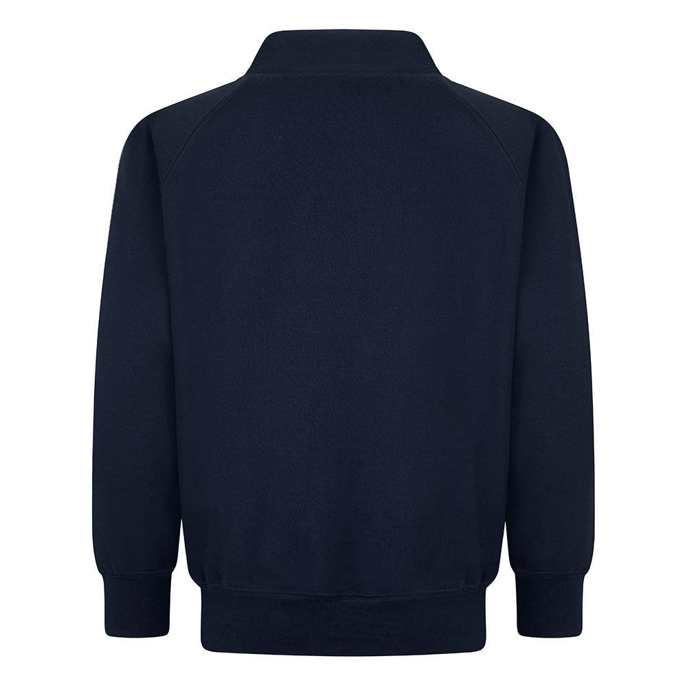 Navy Blue Sweatshirt Cardigan Newton Bluecoat Willow Farm Embroidery