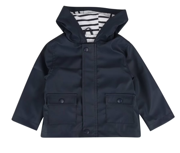 Rain Jacket Embroidered With Tractor