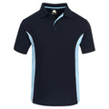 Polo silverswift - Navy - Sky