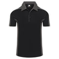 Wicking polo - Black - Graphite
