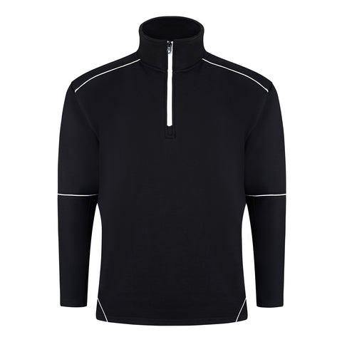 1/4 zip 2 - Black - Black