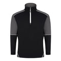 1/4 zip 2 - Black - Graphite
