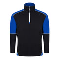 1/4 zip 2 - Black - Royal