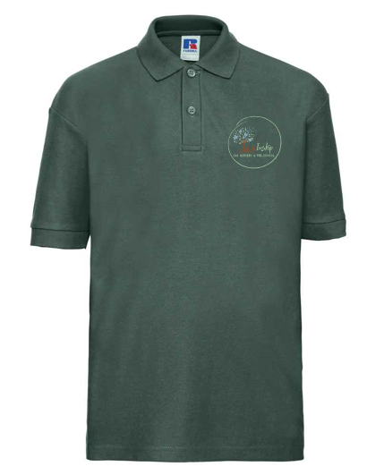 BOTTLE GREEN POLO - INSKIP NURSERY