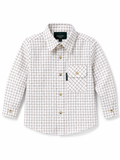 Shirt Embroidered With Tractor Or Animal Design