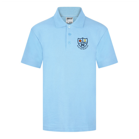 Sky Blue Polo Shirt - Newton Bluecoat