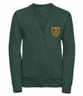Bottle Green Sweatshirt Cardigan - Barton St Lawrence