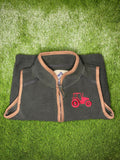 Fleece gilet embroidered with tractor