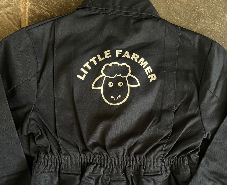 Printed Little Farmer Sheep Design Overalls
