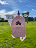 Mini Backpack With Tractor Embroidery