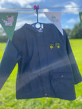 Rain Jacket Embroidered With Tractor