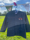 Rain Jacket Embroidered With Tractor