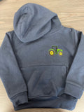 Hoodie Embroidered With Tractor