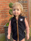 Fleece gilet embroidered with Farmer In Training Design