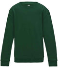 Christmas Sweatshirt Embroidered With Animal Santa Hat Design