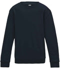 Christmas Sweatshirt Embroidered With Tractor Santa Hat Design