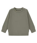 Children's Christmas Sustainable Sweatshirt Embroidered With Tractor Santa Hat Design