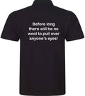 Before long there will be no wool to pull over anyone's eyes!