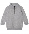 Baby/Toddler 1/4 zip Sweatshirt Embroidered With 3 Tractor Design