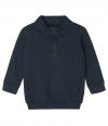 Baby/Toddler 1/4 zip Sweatshirt Embroidered With 3 Tractor Design