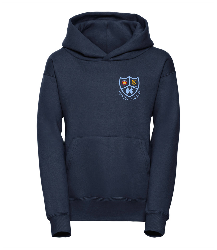 PE Navy Hooded Sweatshirt - Newton Bluecoat