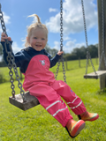 Waterproof Bib & Brace Leggings Embroidered