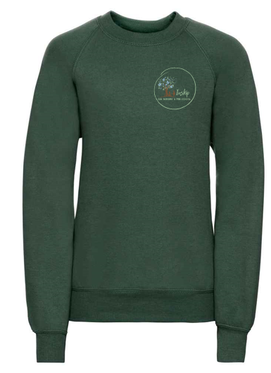 Bottle Green Jumper - Inskip Nursery