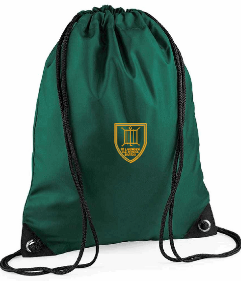 Premium Bottle Green PE Bag - St Lawrence