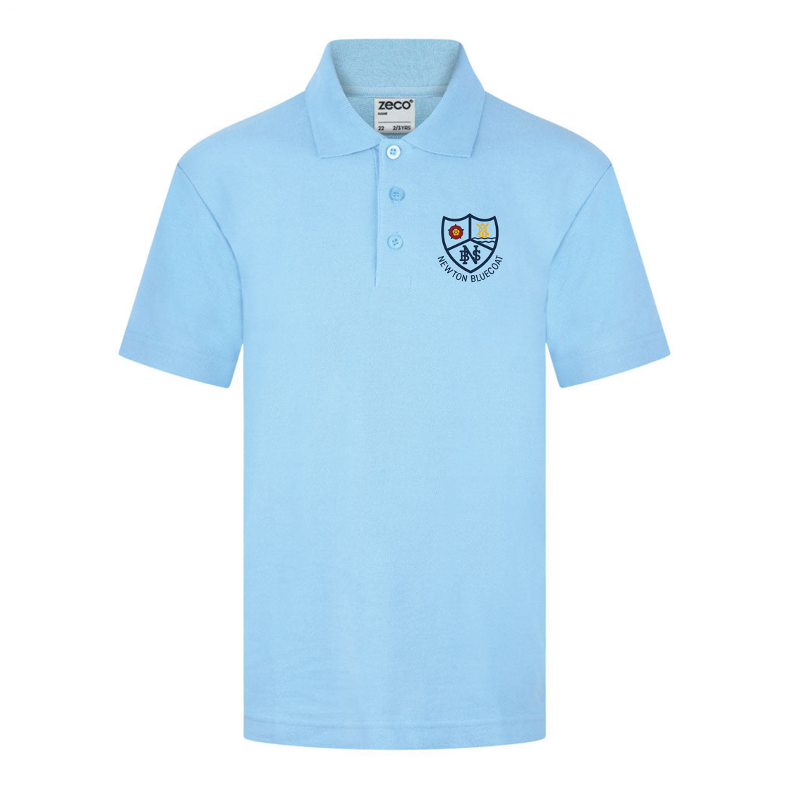 Sky Blue Polo Shirt - Newton Bluecoat