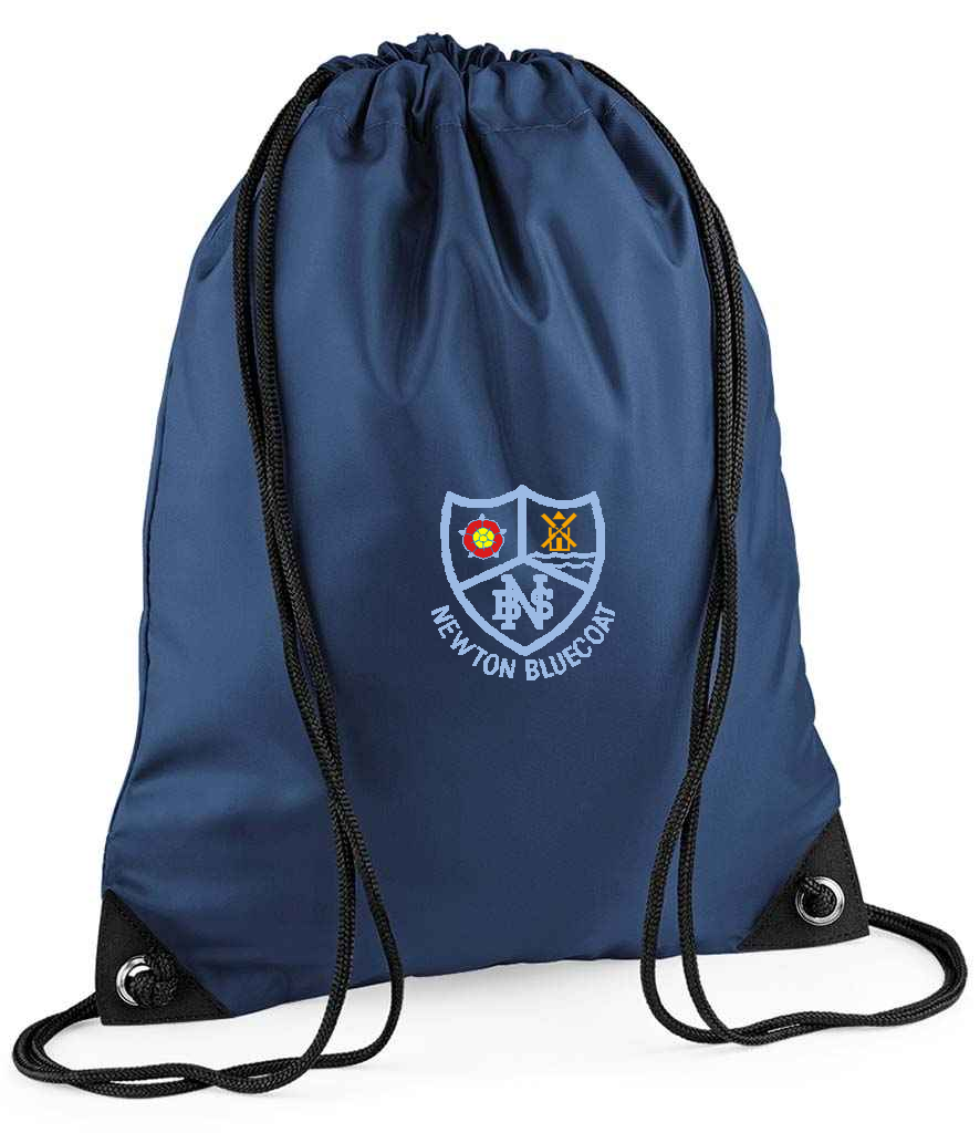 Premium Navy Blue PE Bag - Newton Bluecoat – Willow Farm Embroidery